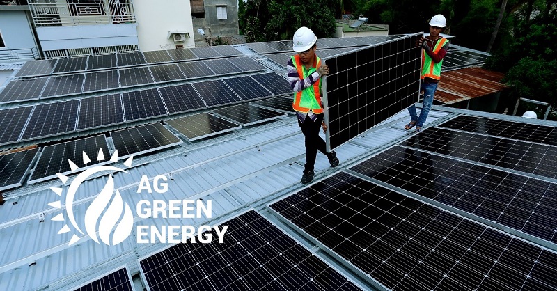 Hệ thống điện mặt trời AG Green Energy giúp giải quyết bài toán kinh tế hữu hiệu.
