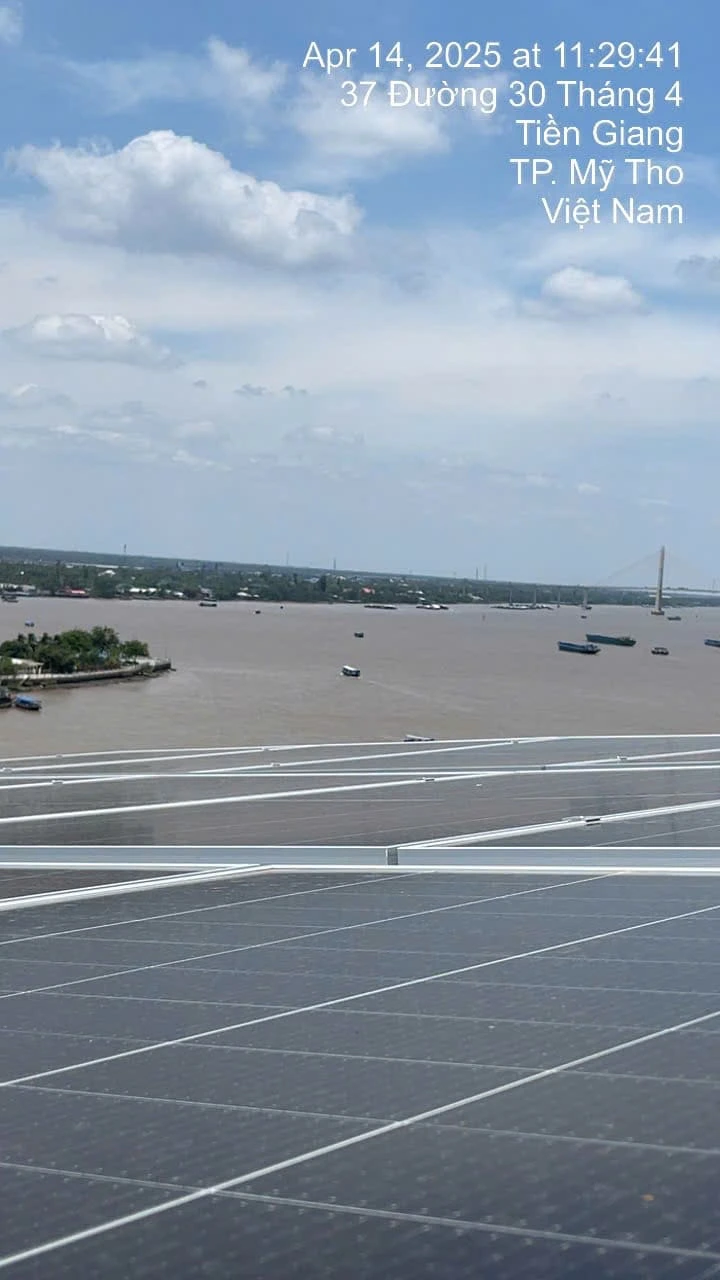 Dự án điện mặt trời LifeGrid khách sạn tại Mỹ Tho, Tiền Giang